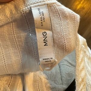 Mango white shirt -4XL